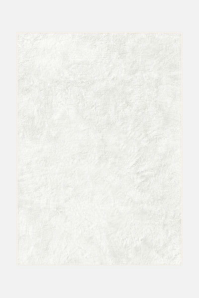 Plush Mono Snow Rug - Teppana