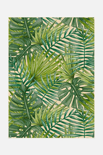 Outdoor Palm Nature Rug - Teppana