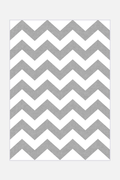 Outdoor Zigzag Grey Rug - Teppana