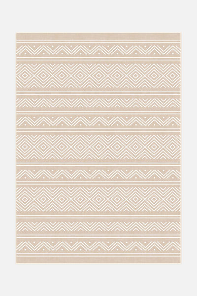 Outdoor Aztec Cream Rug - Teppana