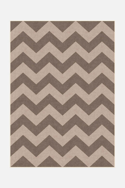 Outdoor Zigzag Mocha Rug - Teppana