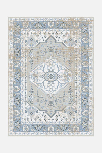 Yalda Dove Grey Rug - Teppana
