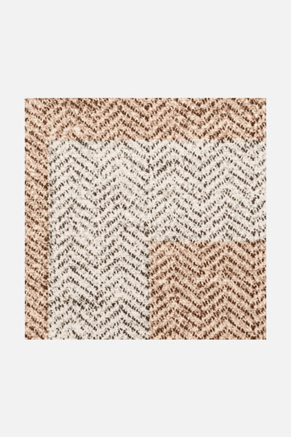 Jute-Touch Ava Crema Rug: Geometric Design in Light Natural Tones ...