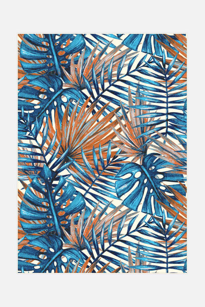 Outdoor Palm Parrot Rug - Teppana