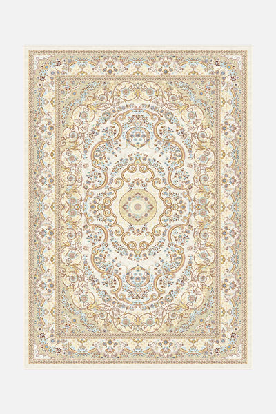 Flora Beige Rug - Teppana