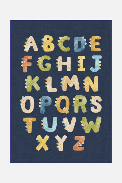 Dino Alphabet Rug - Teppana