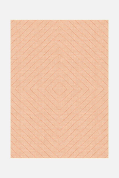 Diamond Papaya Rug - Teppana