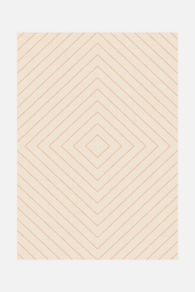 Diamond Peach Rug - Teppana