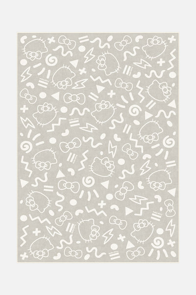 Hello Kitty Comic Natural Rug - Teppana