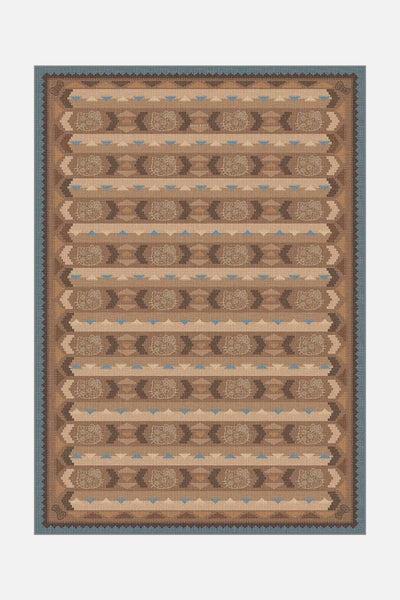 Hello Kitty Kilim Terracotta Rug - Teppana