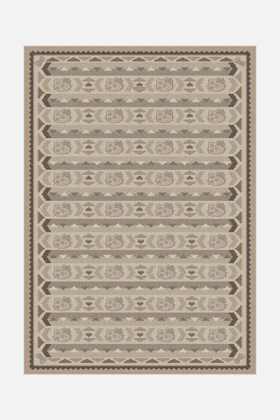 Hello Kitty Kilim Mocha Rug - Teppana