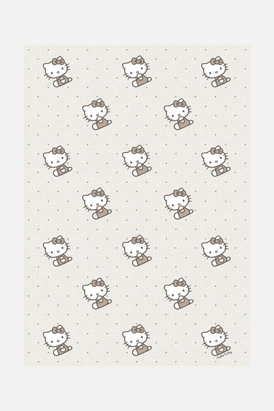 Hello Kitty Polkadot Almond Rug - Teppana