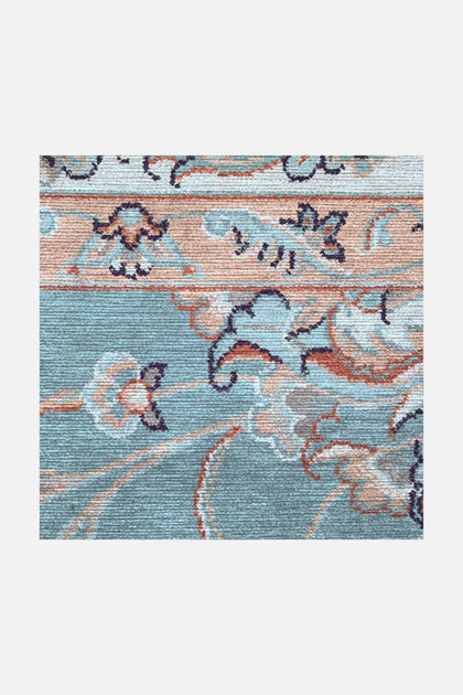 Selia Aqua Rug | Deep Blue & Texture | Teppana – Teppana UK