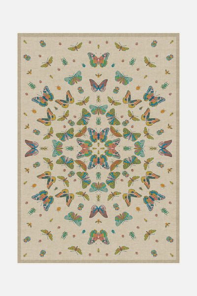  Butterfly Colorful Rug - Teppana