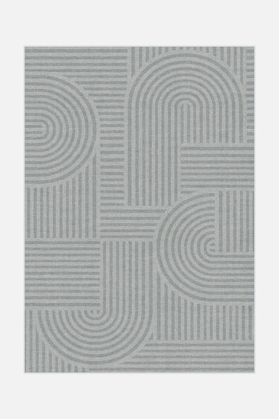 Band Grey Rug - Teppana