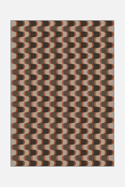 Linea Chestnut Rug - Teppana